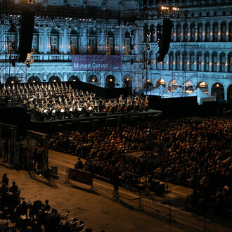 Vista di Piazza San Marco in concerto. Cortesia di Piazza San Marco. Foto di Michele Crosera