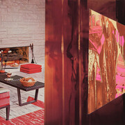 Jim Richard, Right Around the Corner, 2012, collage, 8 x 11.25 inches
