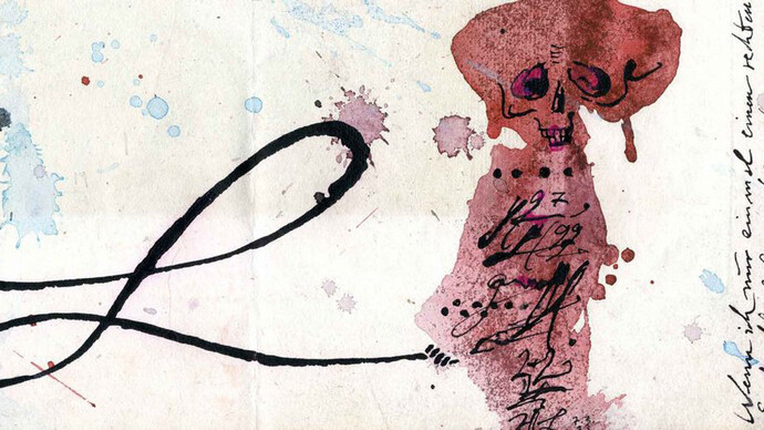 Splatters of Life. Signs of Death. Courtesy of Sammlung Scharf-Gerstenberg
