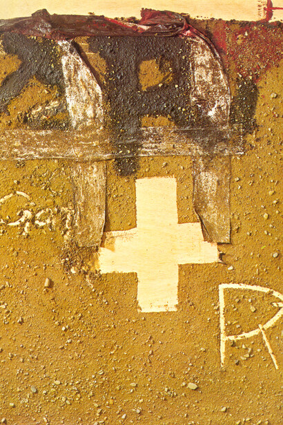 Antoni Tapies. Cruz y tierra © Colección Banco de España