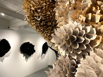Samuelle Green, in the forever pile, 2023, installation view. Courtesy the artist and Ivy Brown Gallery, NYC