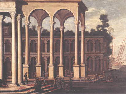 Agostino Tassi, Imbarco di una regina