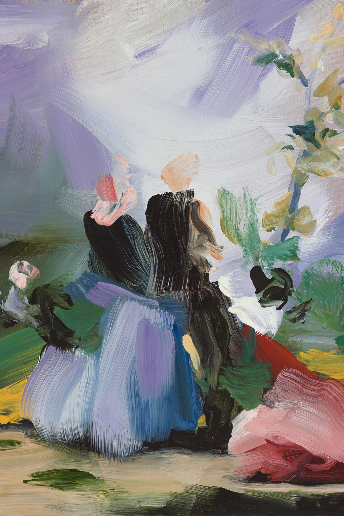 Elise Ansel, Spring III, 2015, Oil on linen, 16 x 12 in