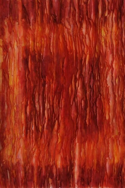 Sandra Chung, Red 20131103, 2013, Ink and color on rice paper 40 x 50cm