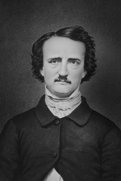 Retrato de Edgar Allan Poe (1809 - 1849), circa 1849, Matthew Benjamin Brady