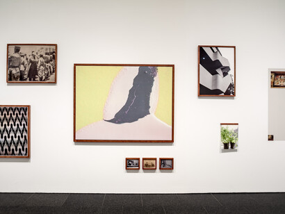 Grace Ndiritu, A Quest For Meaning: Painting as a Medium of Photography 2014. Photographic installation