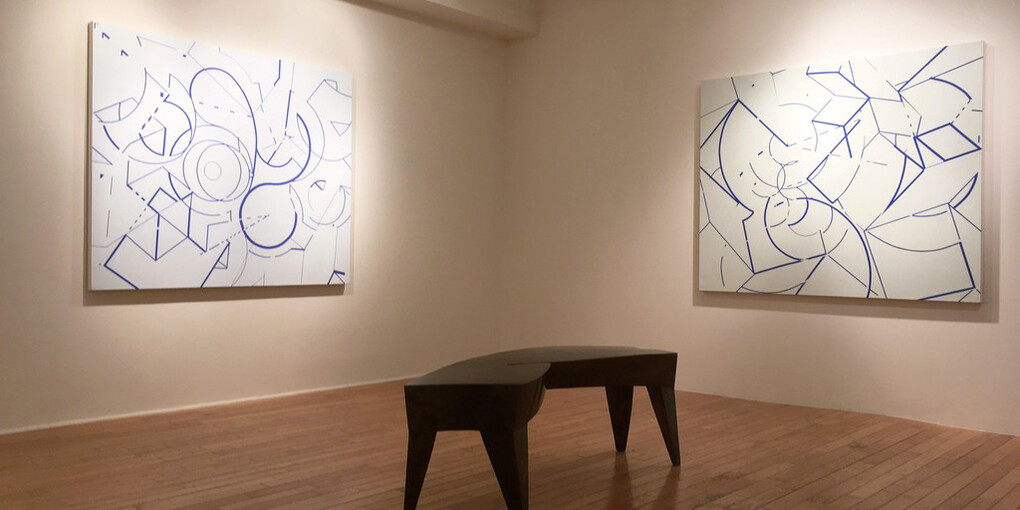 Worldline Schreiber Paintings, Exhibition view. Courtesy of Garvey|Simon