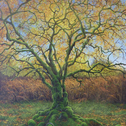 Mixed Christmas exhibition & new works by Gerald Dewsbury. Courtesy of Ffin y Parc Gallery 