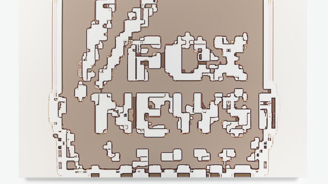 Fox News HURT LOCKER, 2014, Painting - Archival ink on canvas, 182.9 x 271.8 cm
