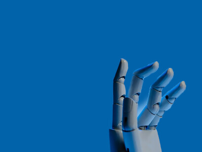 Hands in the future entwine, a dance of collaboration between human touch and robotic precision, symbolizing the seamless integration of technology into the fabric of human experience