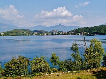 Lago Grande di Avigliana, Torino, Italia