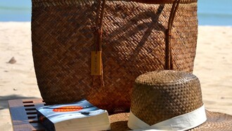 Un capazo de paja para ir a la playa