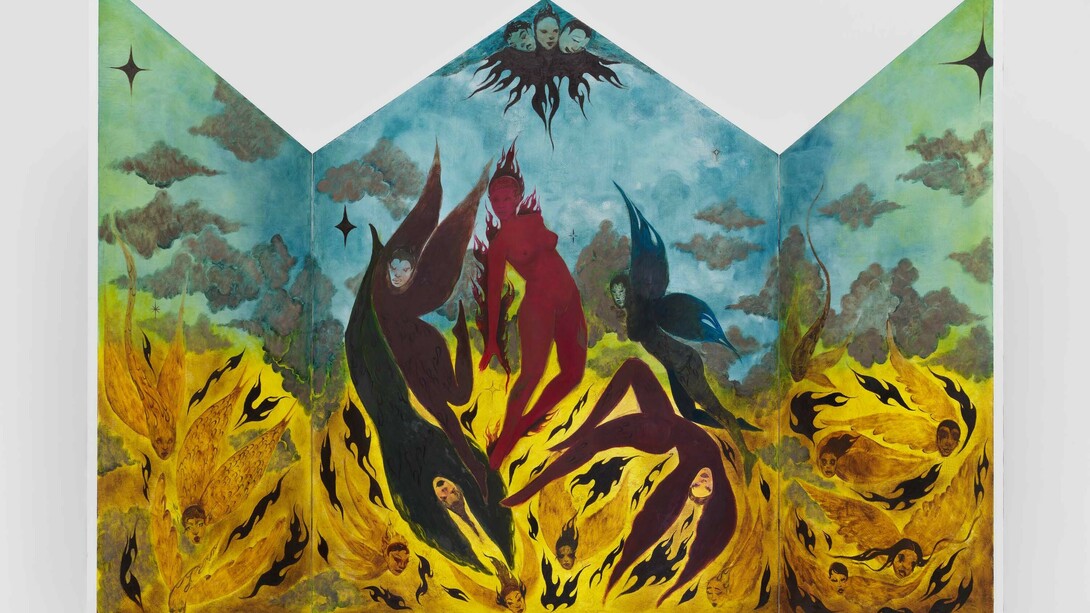 Naudline Pierre, Transfiguration (detail), 2023. Courtesy of Akron Art Museum