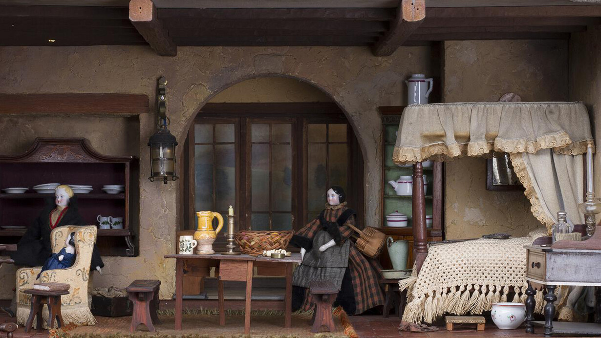 Helena Rubinstein, Rustic living room, France, 19th century. Courtesy of Tel Aviv Museum of Art