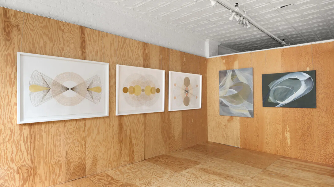 Laura Naples and Katrine Hildebrandt-Hussey, Passing through, exhibition view. Courtesy of Uprise Art