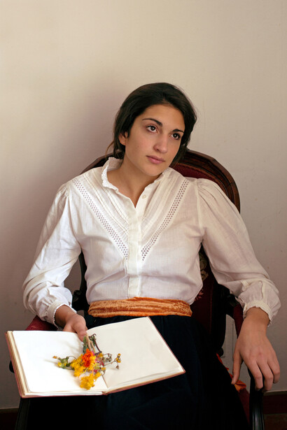 "Ricordo di un dolore, omaggio a Pellizza da Volpedo", dalla serie Il secondo specchio, 2014