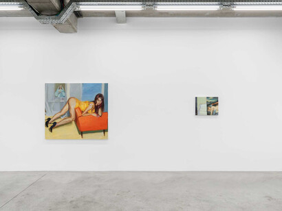 Janet Werner, Hell and happiness, vue de l'exposition. Avec l'aimable autorisation de la galerie Almine Rech