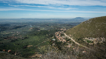 Panorama da Fara in Sabina. Ph Giorgio Moscatelli