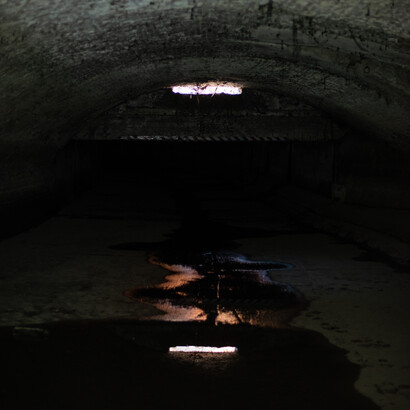 Stefano Laddomada, Canale sotterraneo delle Moline, "Batedo", 2021