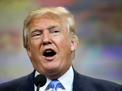 El candidato republicano Donald Trump