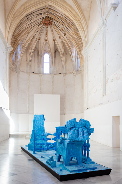 Sandra Poulson, Donde el polvo respira, vista de exhibición. Cortesía del Centro Andaluz de Arte Contemporáneo