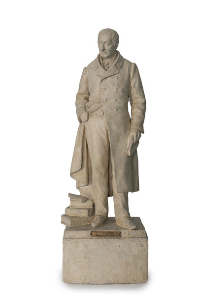 Giovanni Albertoni, Bozzetto per il monumento a Giuseppe Lagrange, 1865 – 1867. Courtesy of Palazzo Madama