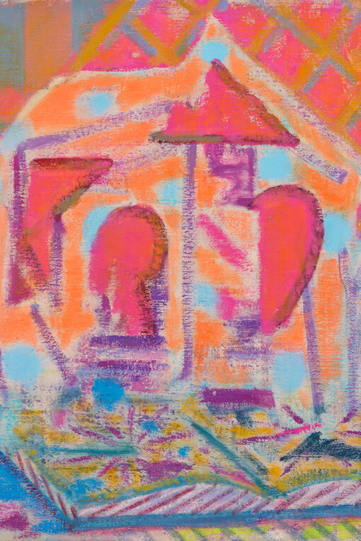 Tokyo Placeholder, 2015, oil on linen, 26.25 x 24 inches
