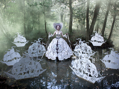 Kirsty Mitchell, The Queen's Armada, archival pigment print, 150 x 100 cm, edition of 5