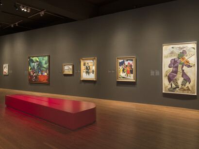 Chagall: Colour And Music, Exhibition view. Courtesy of The Montreal Museum of Fine Arts 