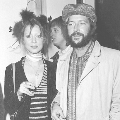 Pattie Boyd con el guitarrista y cantante británico, Eric Clapton