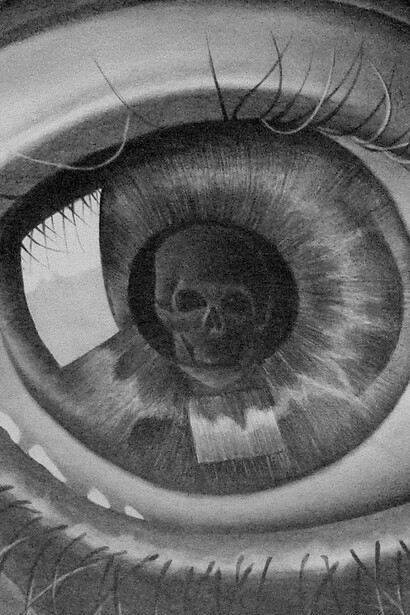 Detalle de un cuadro de Escher