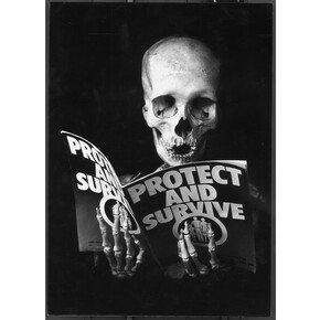 Peter Kennard, Protect and Survive (1981), Photomontage on paper © Peter Kennard 