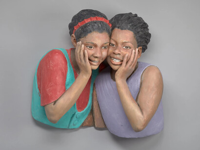 John Ahearn and Rigoberto Torres, Jamese Jefferson and Gloria Bollock, 1992. Marion Perkins, Skywatcher, ca. 1948. Courtesy of SAAM