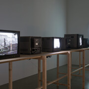Verschiedene künstler, Mehr licht. Video in der kunst, ausstellungsansicht. Mit freundlicher genehmigung des Aargauer Kunsthauses
