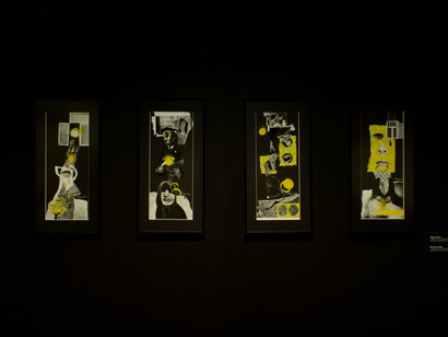 Viktoria Berezina, A face assembled from noise, exhibition view. Courtesy of Tartu Art Museum