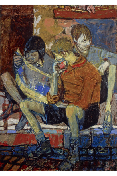 Joan Eardley (1921-63), Street Kids, c.1949-51, Oil on canvas, 102.9 x 73.7 cm, Scottish National Gallery of Modern Art, Edinburgh, Purchased with funds given by an anonymous donor 1964
