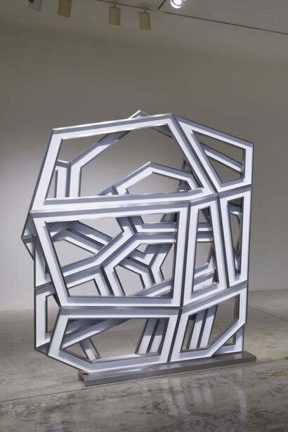 Richard Deacon and Sui Jianguo. Courtesy of L.A. Louver