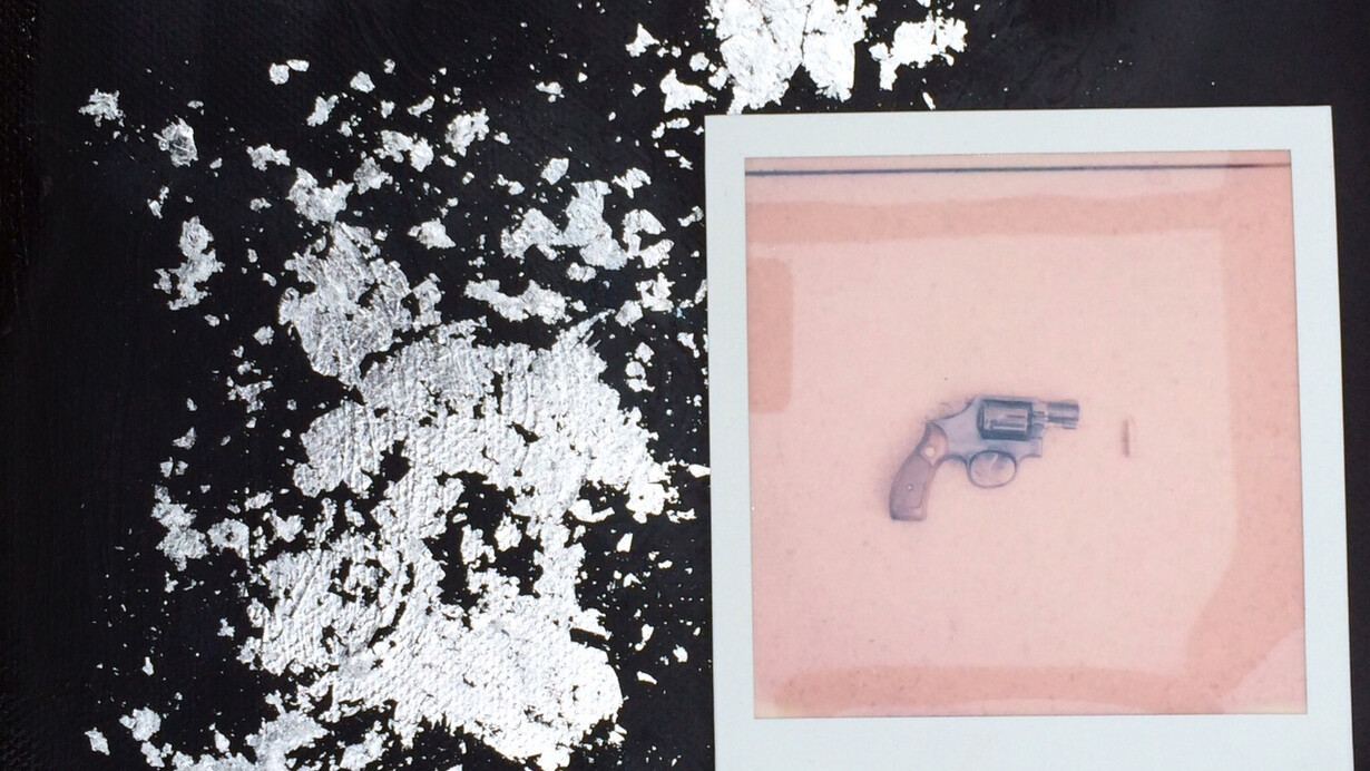 Pauline Amos, Silver Bullet Pink Gun, 2014