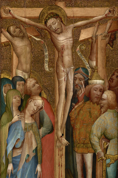 British Artist, The Crucifixion, about 1395. Courtesy of Denver Art Museum