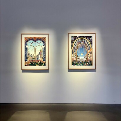 Alexis Bruchon, Wanderings, exhibition view. Courtesy of Philippe Labaune Gallery