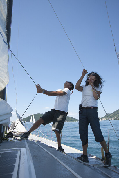 La quota rosa d'equipaggio. Ph: Eleonora Carlesi e Roberto Cali