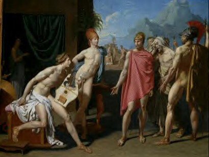 Jean August Dominique Ingres. Achille reçoit les ambassadeurs d'Agamemnon