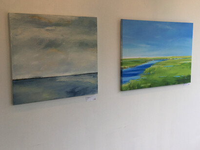 All About Blue II, Installation. Courtesy of Elisa
Contemporary Art