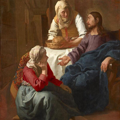 Johannes Vermeer, Christ in the House of Martha and Mary