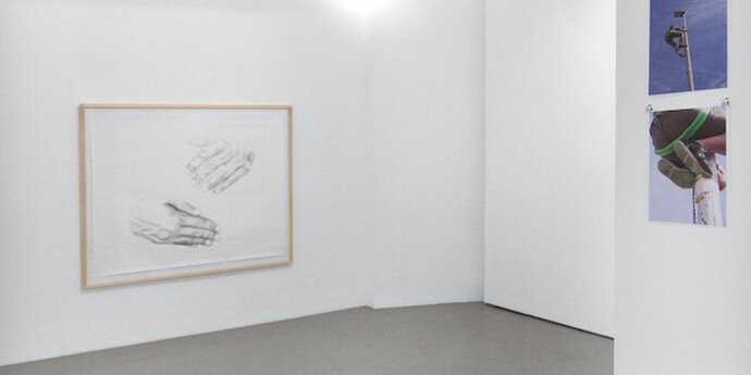 Simon Pfeffel, Exhibition view. Courtesy of galerie burster