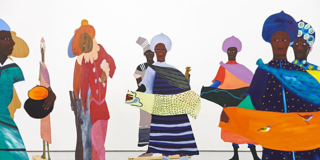Lubaina Himid Warp and Weft. Courtesy of Firstsite