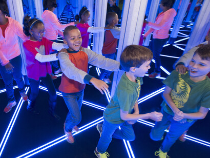Numbers In Nature: A Mirror Maze. Courtesy of Museum of Science and Industry