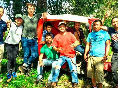 Das Filmteam in Guatemala