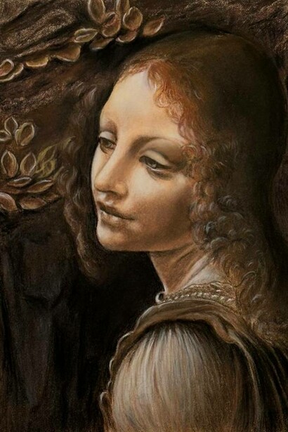 Renata Storari, L'enigma di un sorriso, pastello