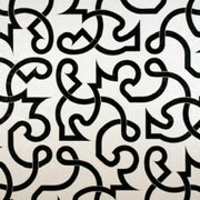 Valerie Jaudon, Detail of Between, 2013, Oil on linen, 48 x 48 inches. Courtesy of the artist and DC Moore Gallery, New York